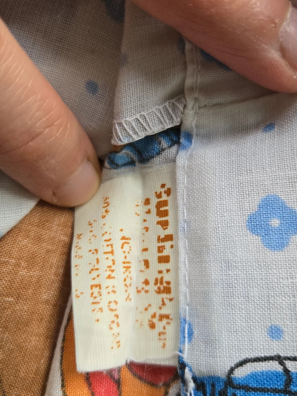 Children's Sesame Street Pillowcase in White with Multicolor Characters